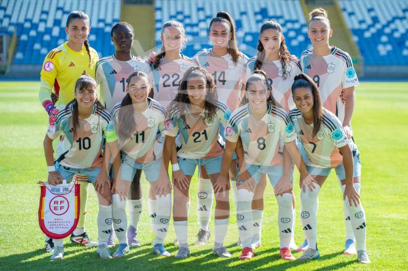 Piłka Nożna: Mistrzostwa Europy U19 Kobiet. Portugalia - Hiszpania. - Agencja Fotograficzna